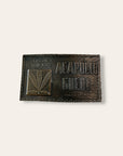 Vintage 1970’s Marijuana Acapulco Gold Brass Belt Buckle