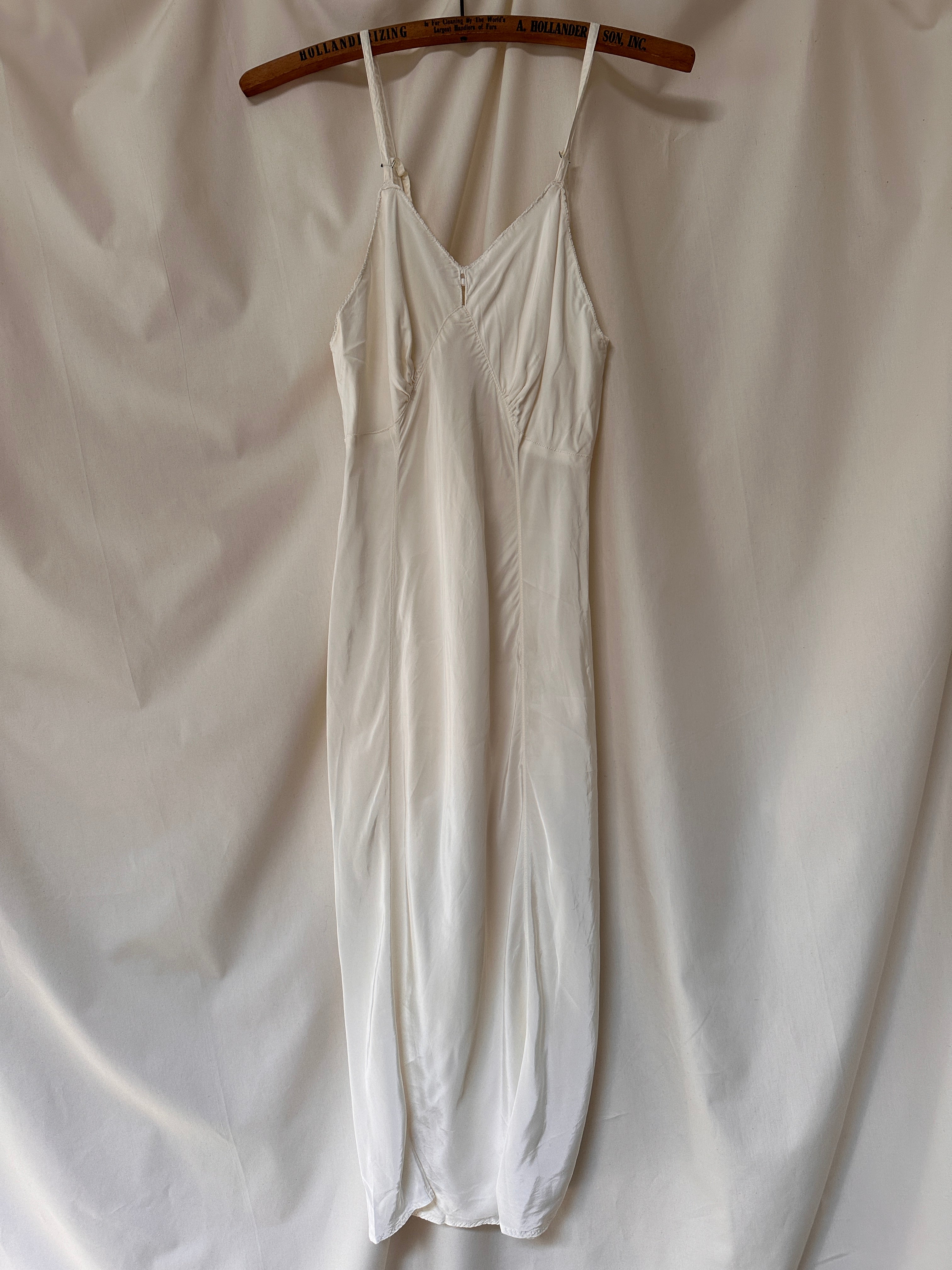 Vintage 1940's Stardust Ivory Slip Dress – Afterlife Boutique