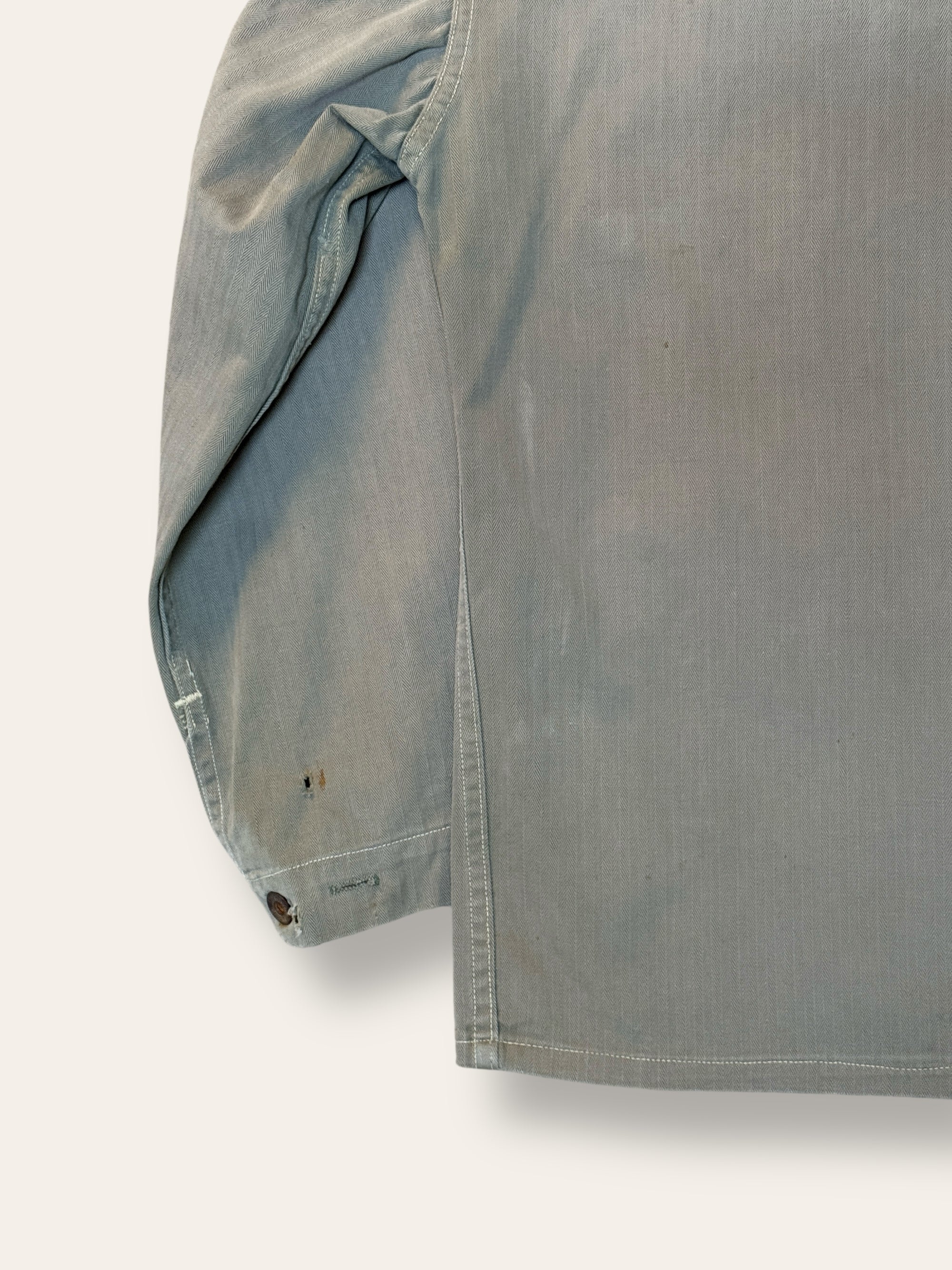 Vintage 1940’s WWII USMC P41 HBT Twill Stencil Utility Jacket