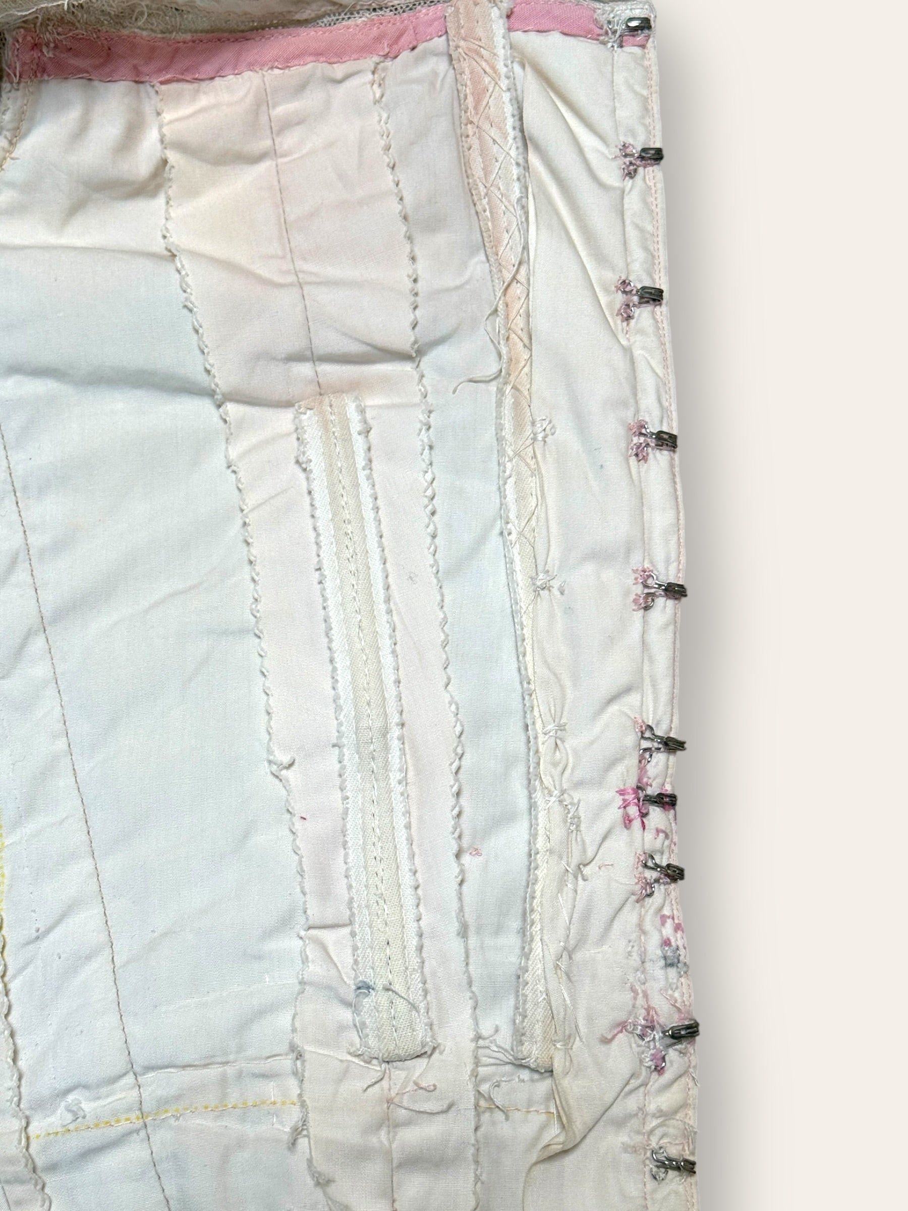 Antique 1800s Corset Cover Blouse | Victorian Lace Puff Sleeve Top