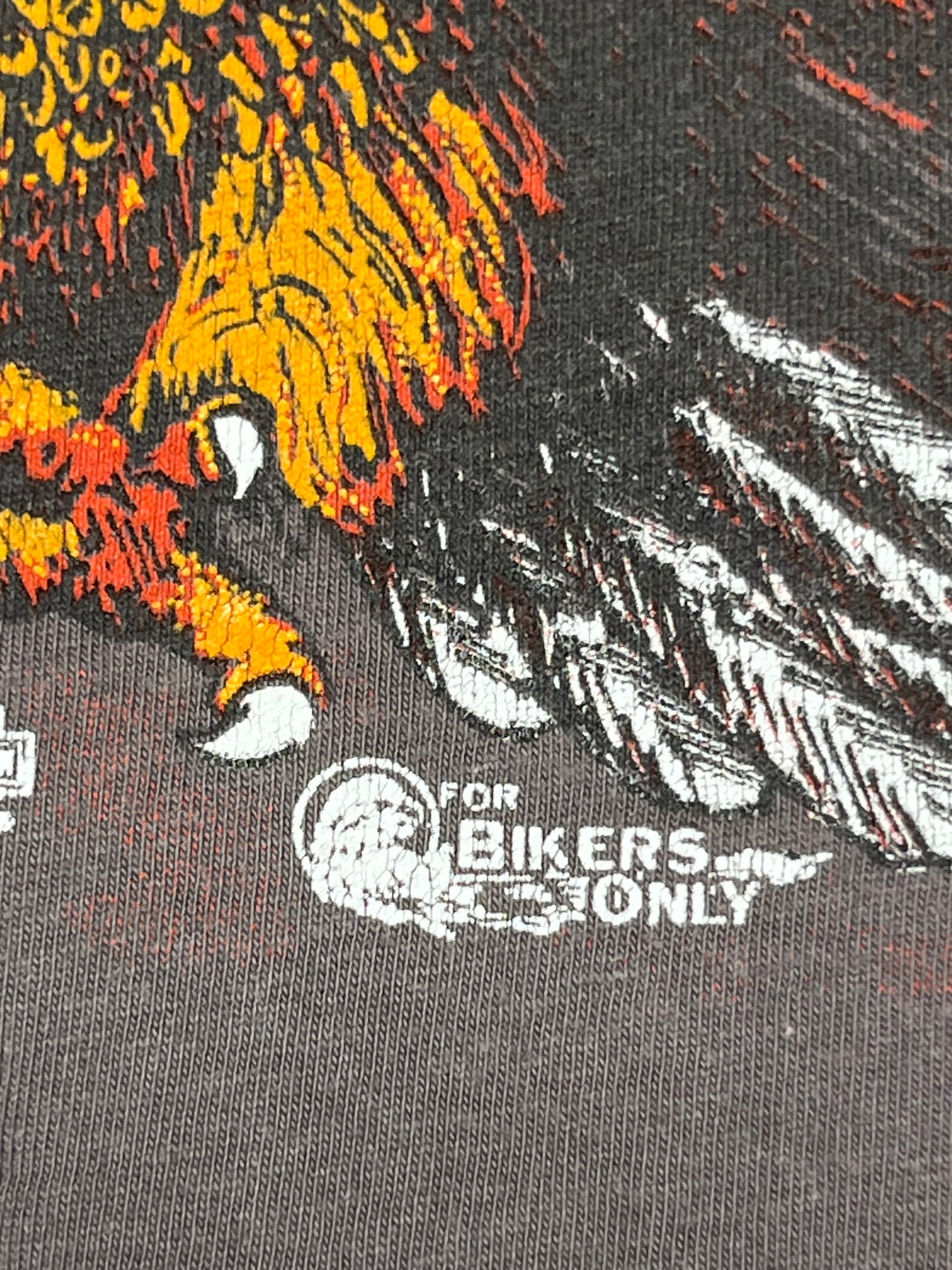 Vintage 1980s Harley Davidson Eagle T-Shirt | Bob Dron Oakland Dealer Tee