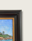 2000s Jeff Yeomans "Beach at Big Rock" Original Oil Painting | Laguna Beach California Coastal Landscape Impressionist Art