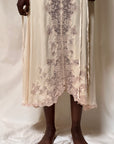 Vintage 1930’s Silk & Lace Champagne Slip Dress