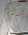 Vintage 1900s Edwardian Pleated Top | Antique Blouse Romantic Cottagecore
