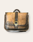 Vintage 1960’s-70’s Custom “SUN” Handmade Leather Handbag