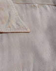 Vintage 1950’s Gabardine Western Shirt | Rayon Work Shirt