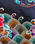 Vintage 1920’s Chinese Silk Jacket | Antique Hand Embroidery Crane Floral Motif Silk