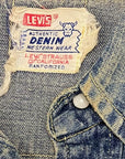 Vintage 1960’s Levi’s Shorthorn Denim Shirt