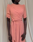 Vintage 1940’s Smocked Rayon Dress