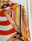 Vintage 1960’s Emilio Pucci Geometric Silk Blouse | Made in Italy Saks Fifth Avenue Silk Shirt