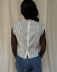 Vintage Edwardian Pleats & Lace Blouse