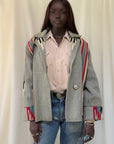 Vintage 1940’s Chimayo Ganscraft Woven Jacket | Southwest Hand Woven Wool Jacket