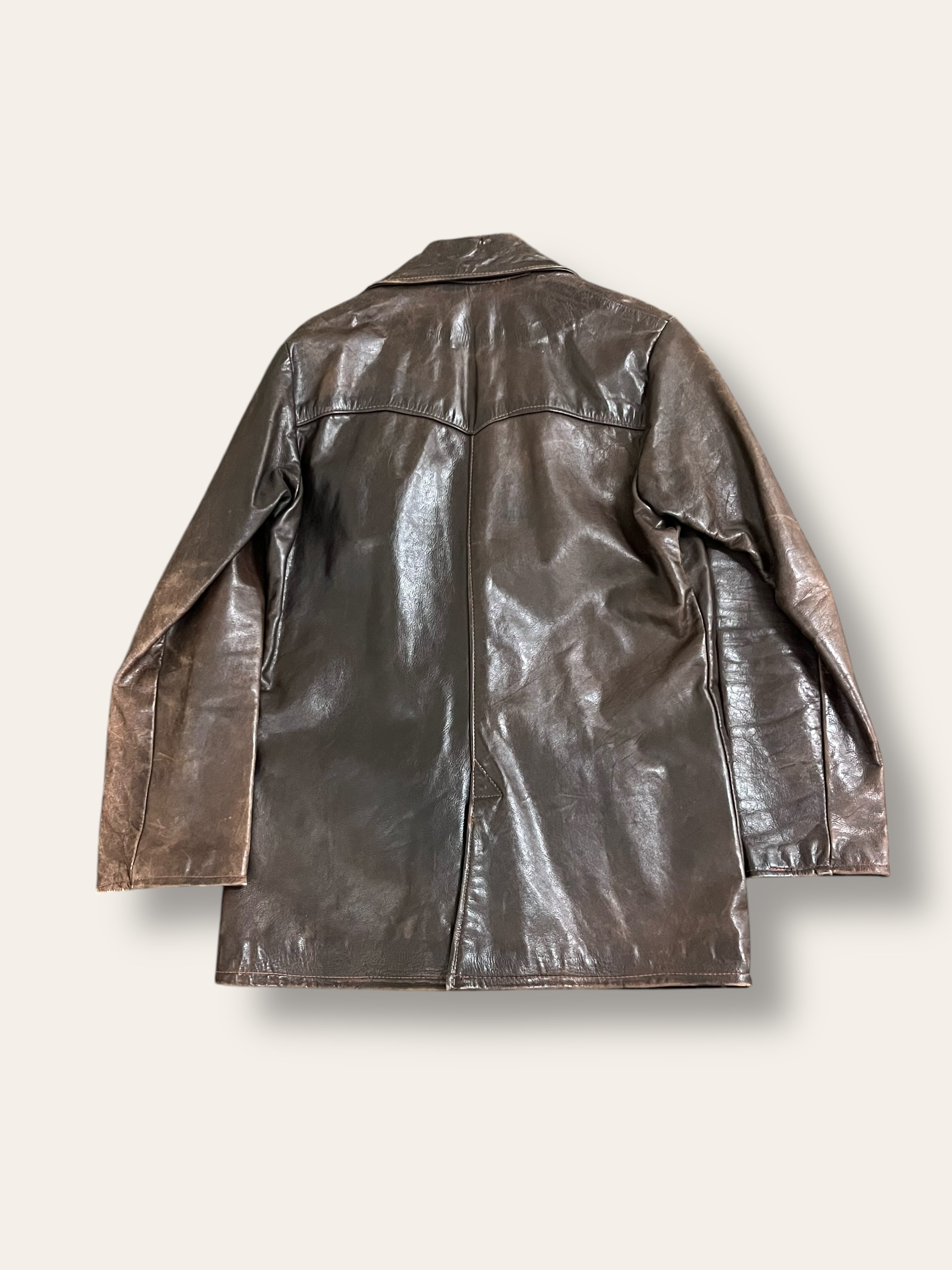 ⭐︎美品⭐︎WELLINGTON LEATHER Jacket 60s 革ジャン Vintage 1960's-70's East West Musical Instruments Co. Leather