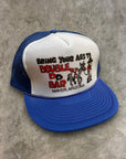 Vintage 1980’s Double D Bar Red Mesh Cap