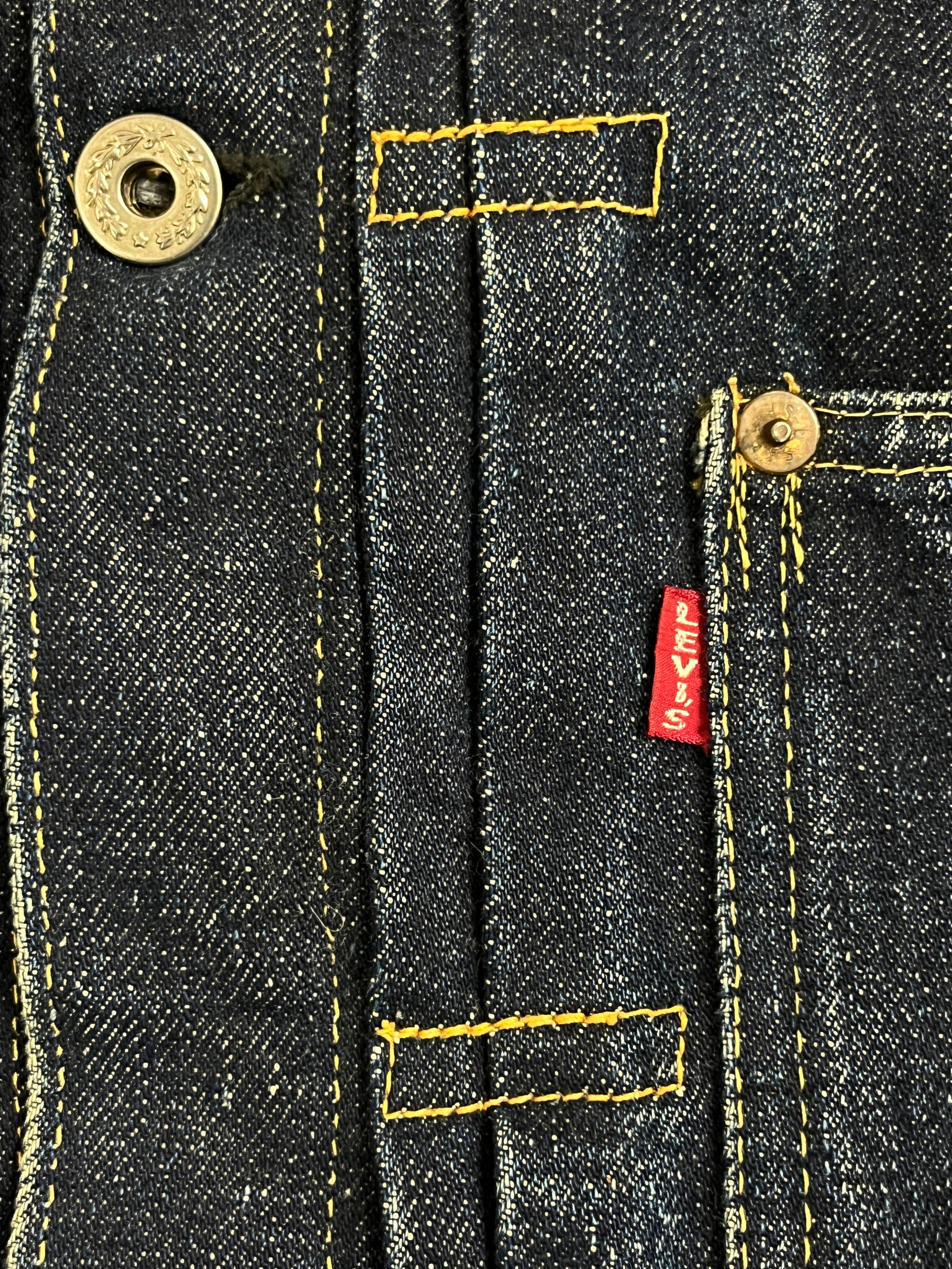 Vintage 1940's Levi's WWII S506xx Type 1 Denim Jacket Size 36