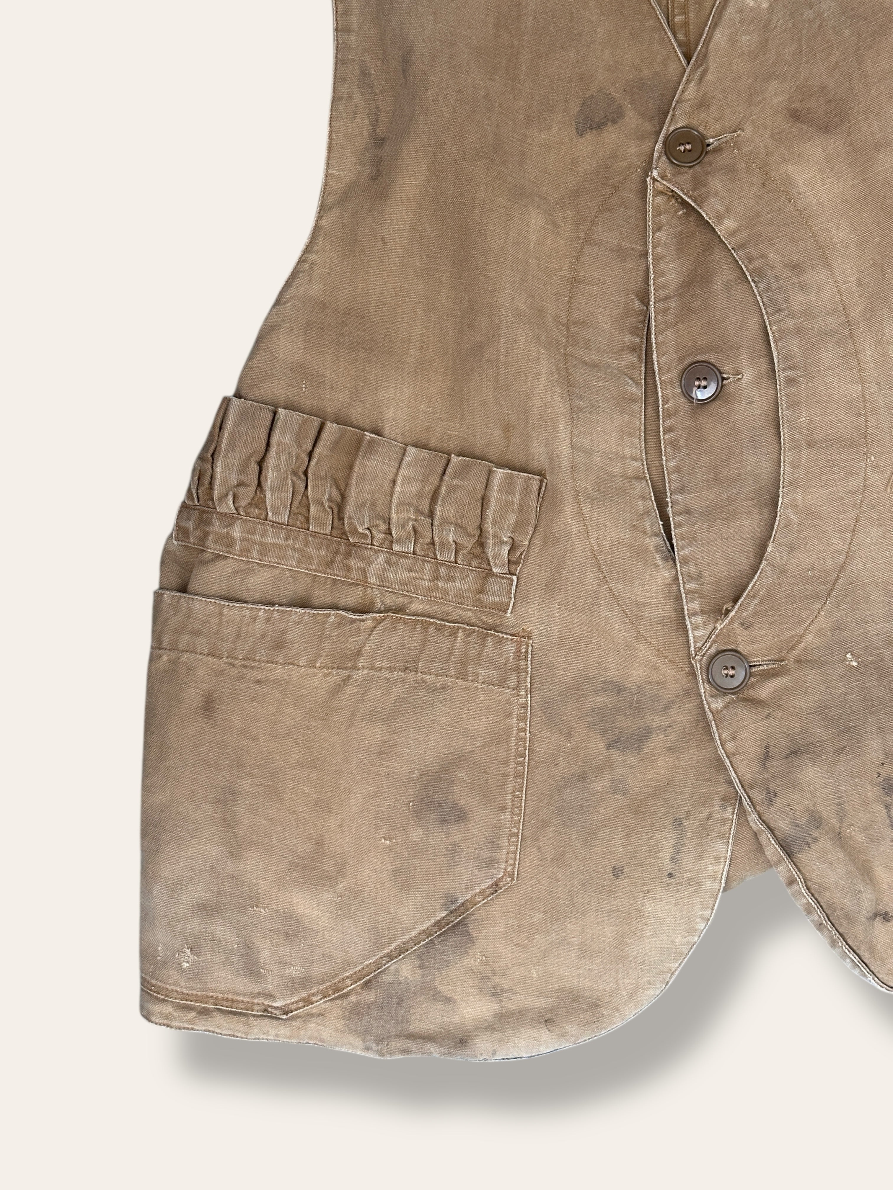 Vintage 1930's Hudson Duxbak Half Moon Hunting Vest – Afterlife