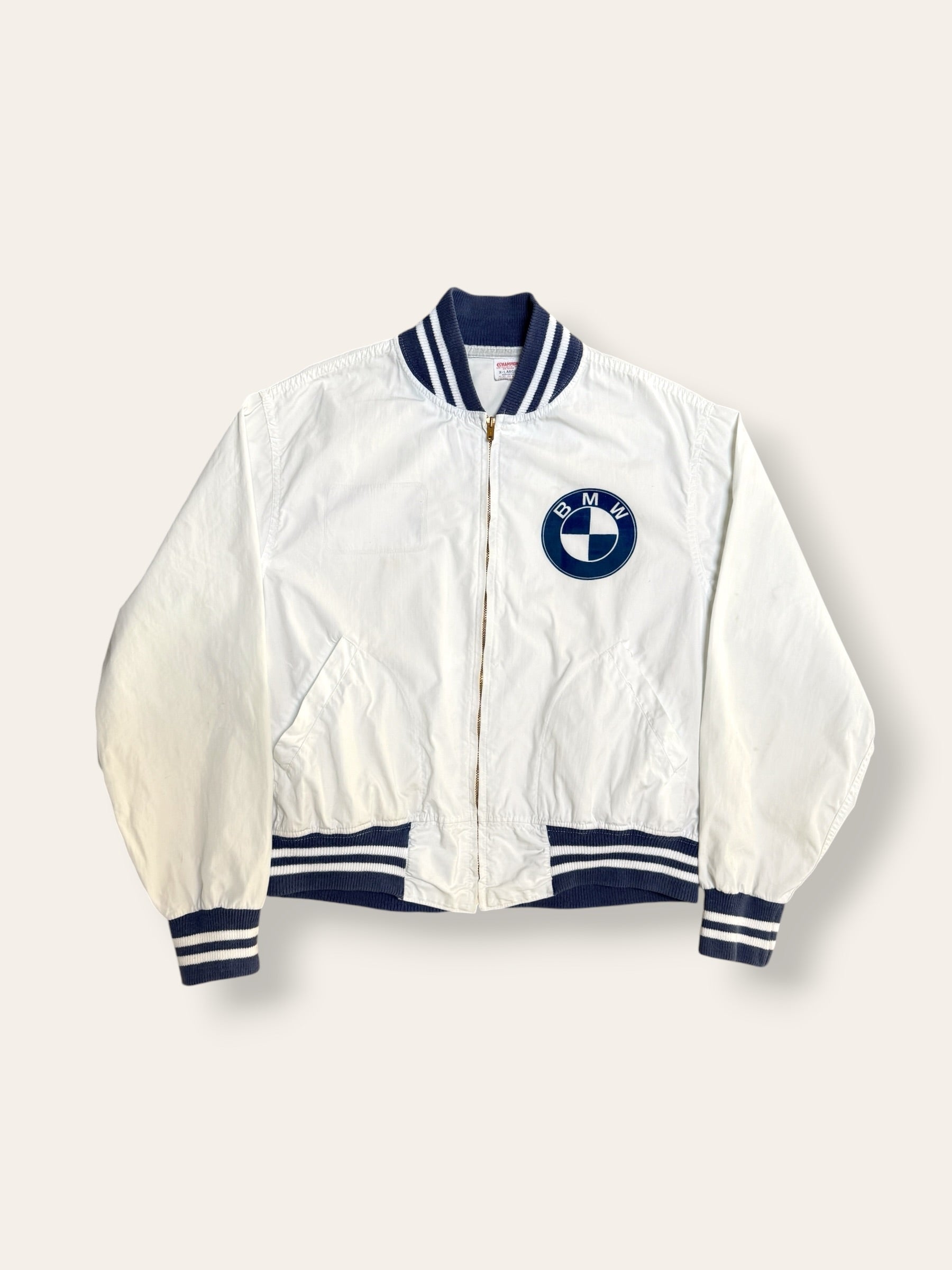 Vintage 1960’s Champion Running Man BMW Jacket | Racing Club Jacket size XL