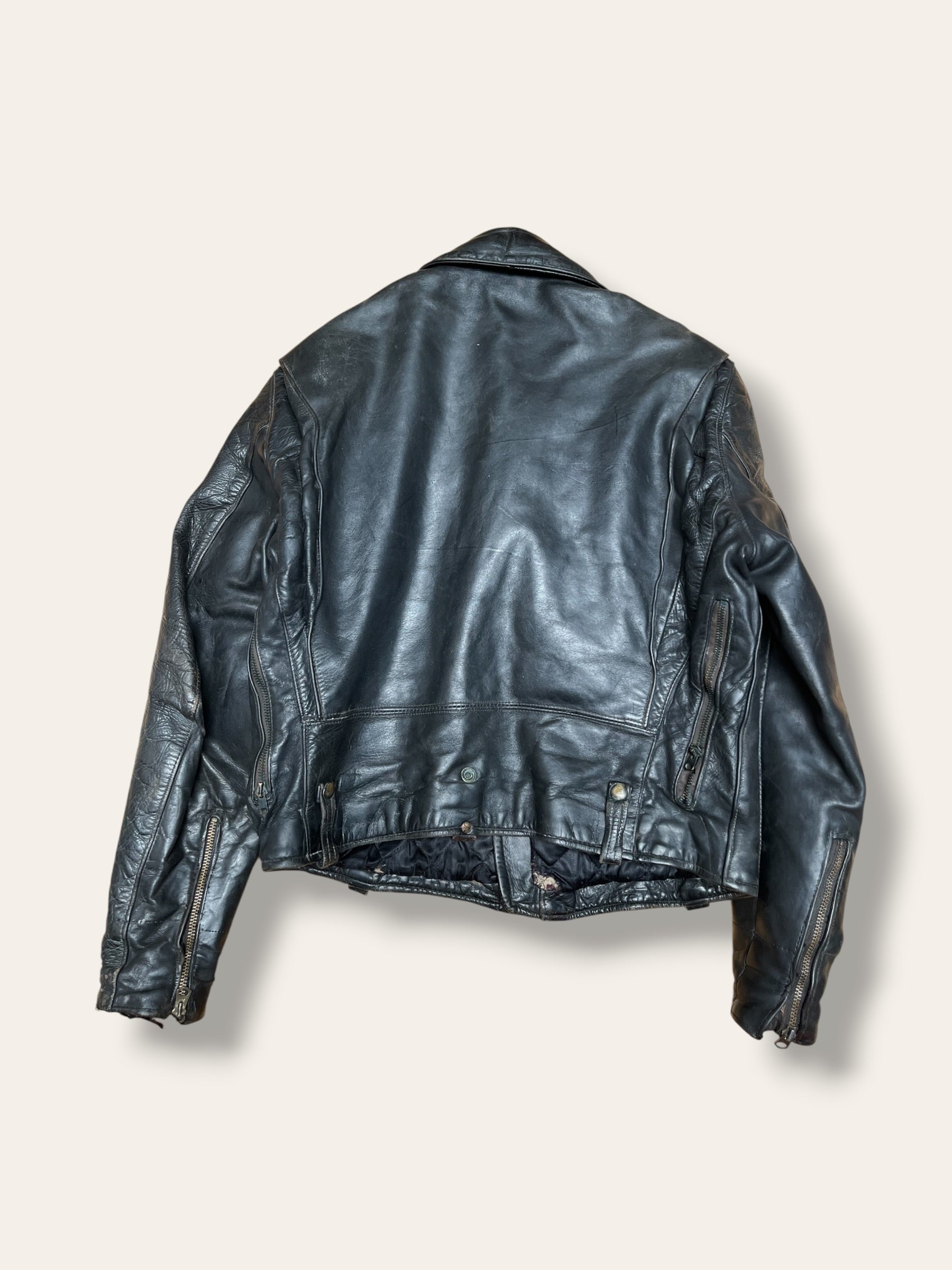 Vintage 1950s Buco J-24 “D Pocket” Horsehide Leather Biker Jacket