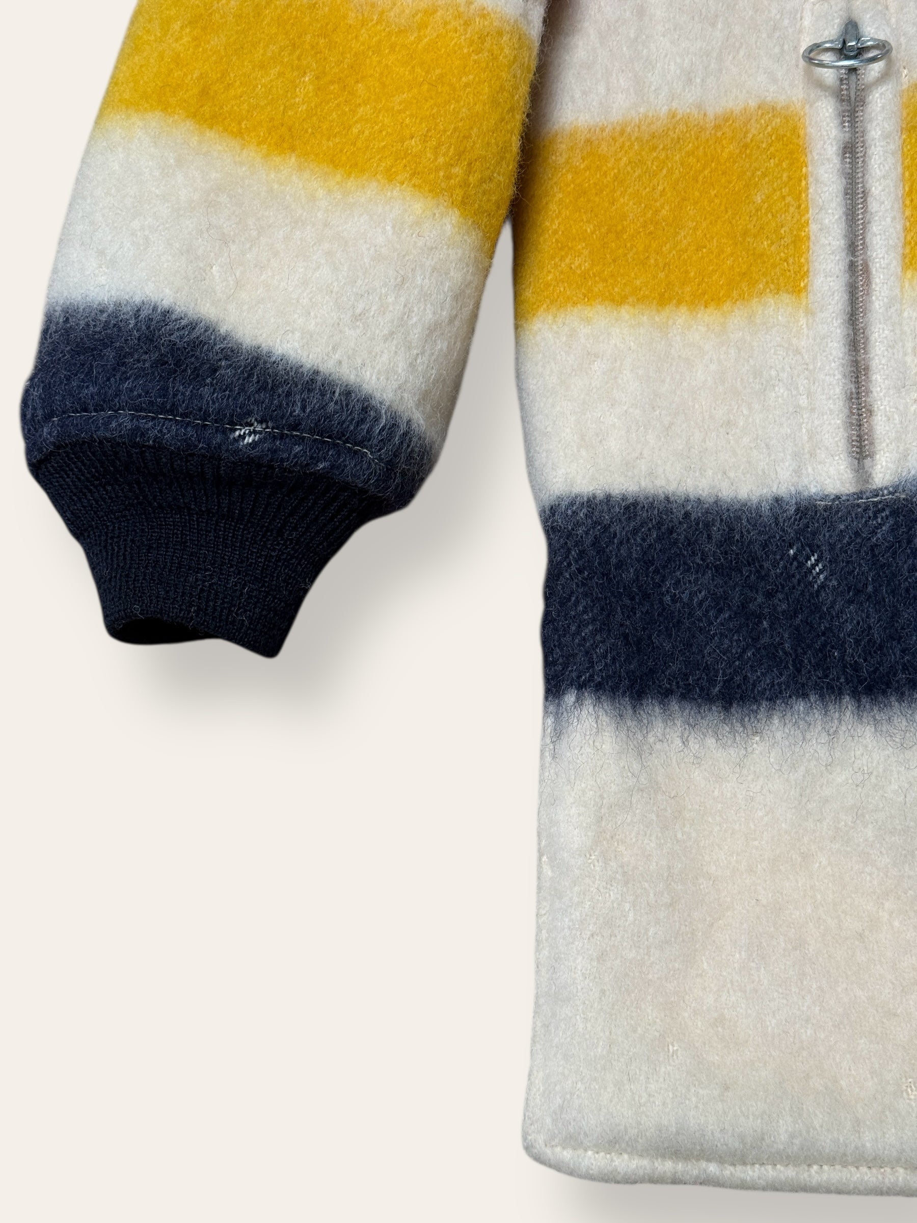 Vintage 1960’s Hudson Bay Wool Blanket Reversible Jacket