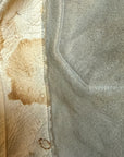 Vintage 1930s Buckskin Leather Cossack A-1 Jacket | Vintage Deerskin Sport Coat with Side Buckles