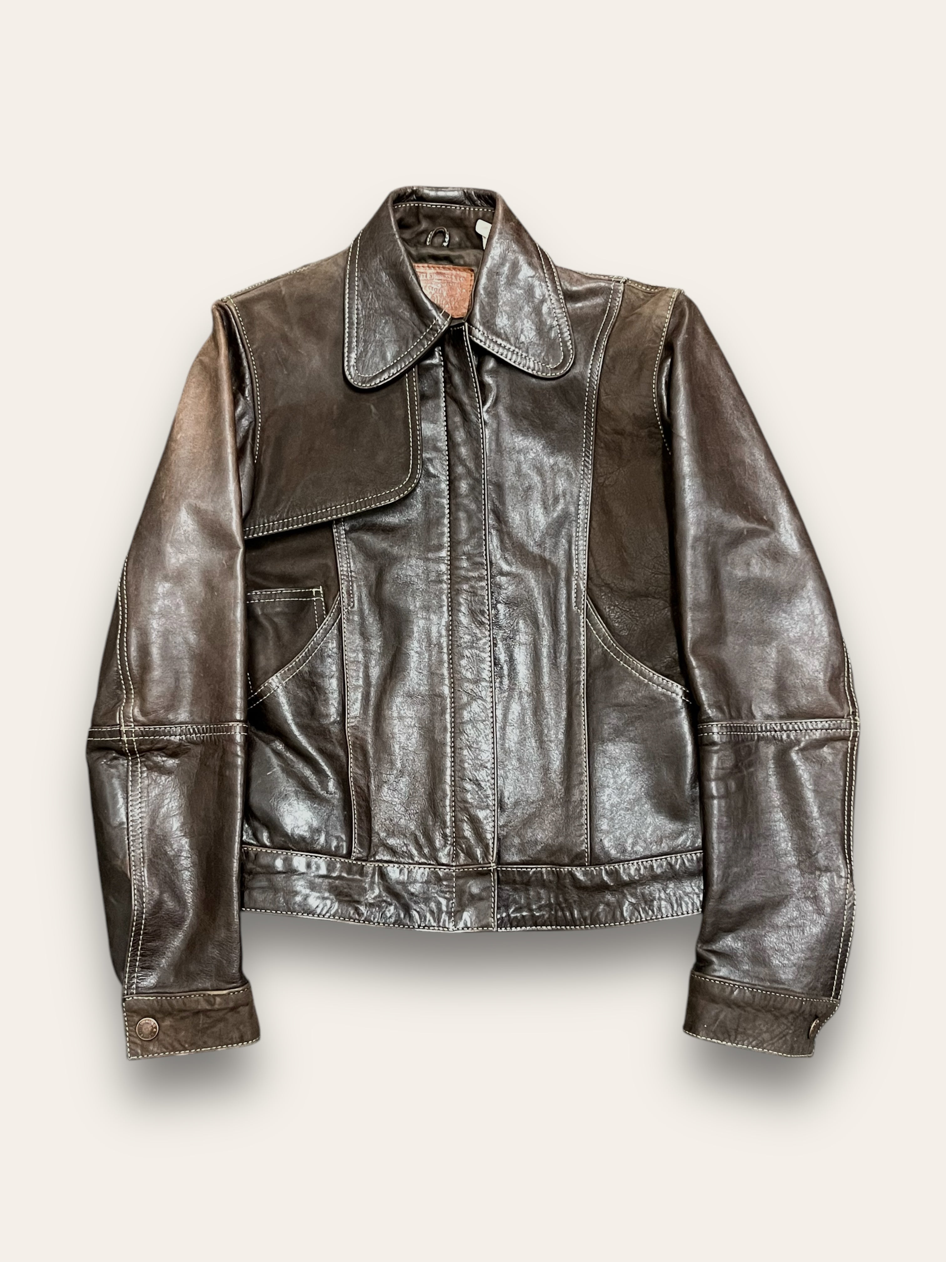 Vintage 1990's Levi's Sample Leather Jacket – Afterlife Boutique