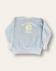 Vintage 1960s SFSU Felt Print Sweatshirt | San Francisco State Collegiate Raglan Crewneck