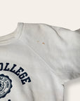 Vintage 1960’s State College Iowa Flock Print Sweatshirt
