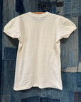 Vintage 1940’s Bamboo Tag Cotton T-Shirt | Heritage Blank Antique White Undershirt