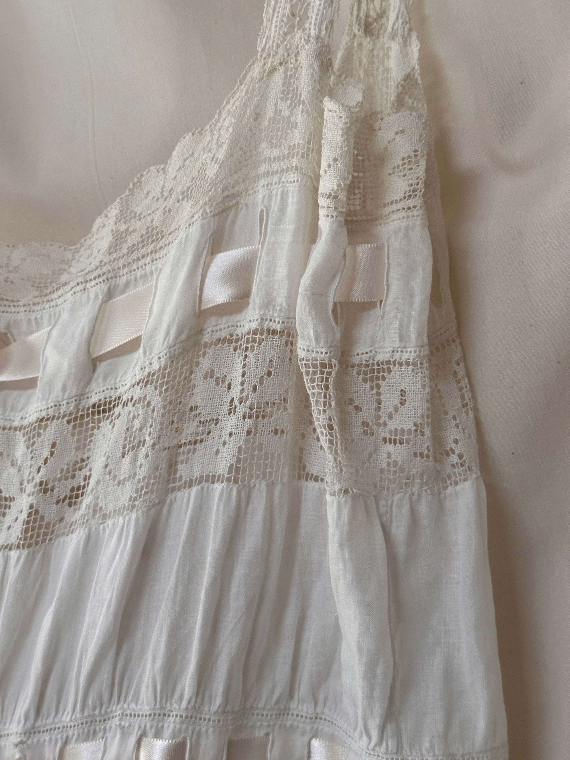 Vintage Edwardian Layered Chemise Slip Dress