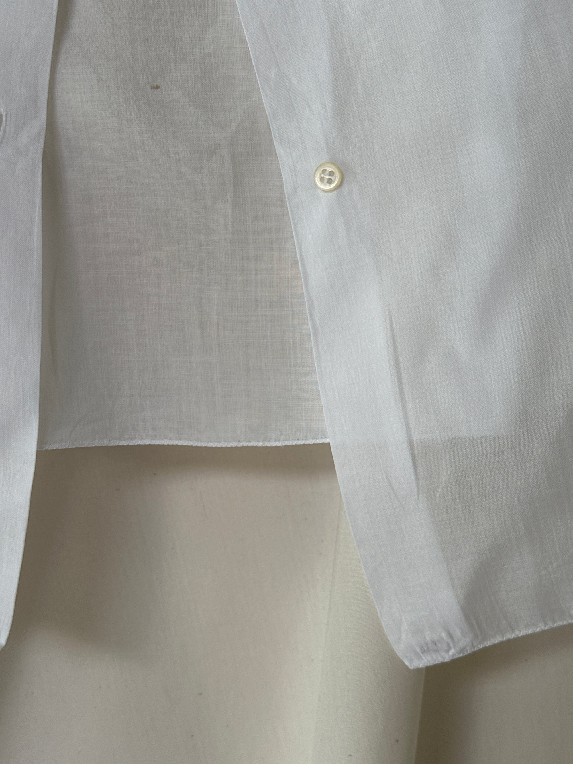 Vintage 1930’s-40’s Embriordered Cotton Shirt