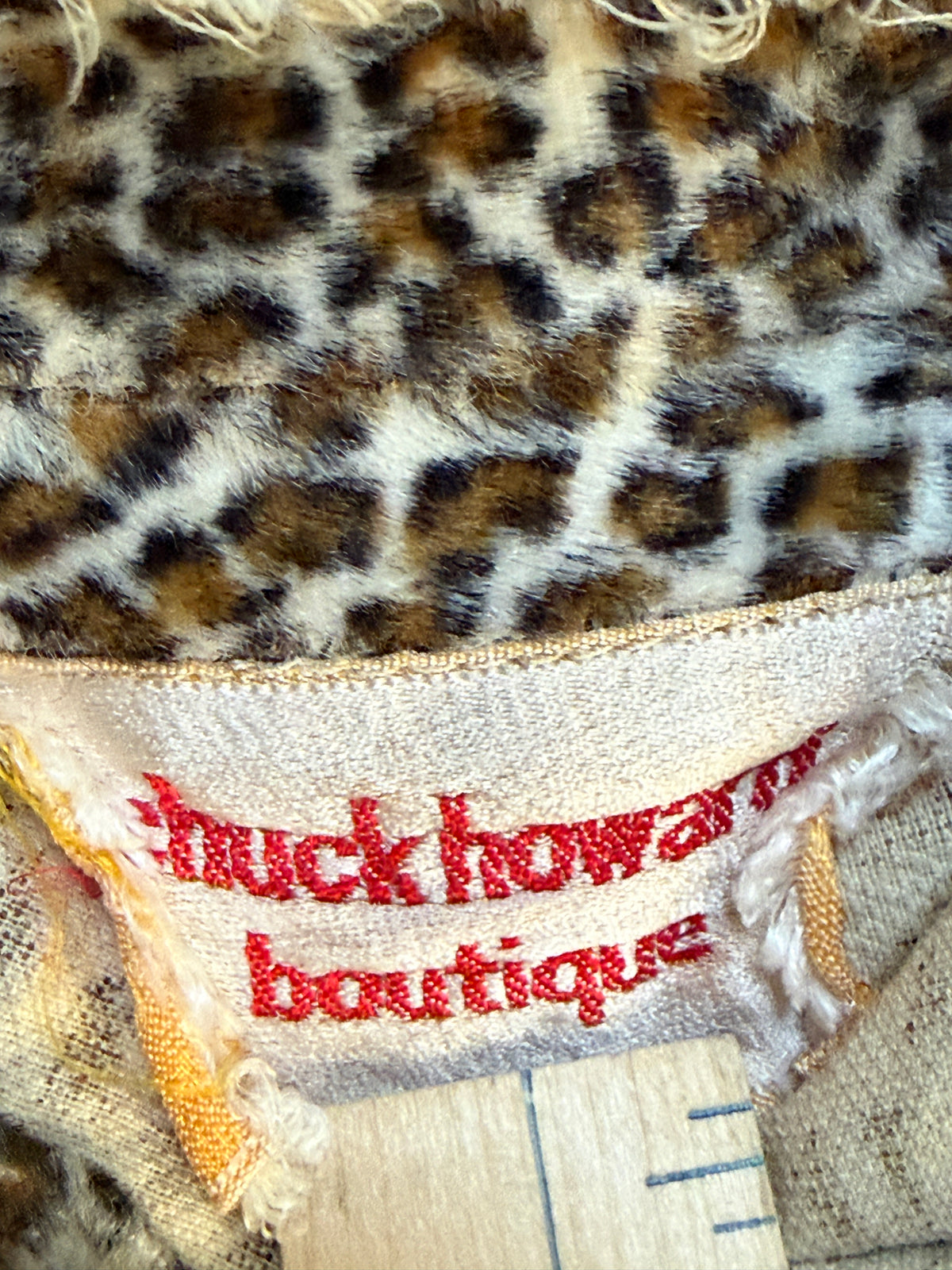 Vintage 1960s Leopard Print Faux Fur Shirt Jacket | Chuck Howard Boutique Clothing