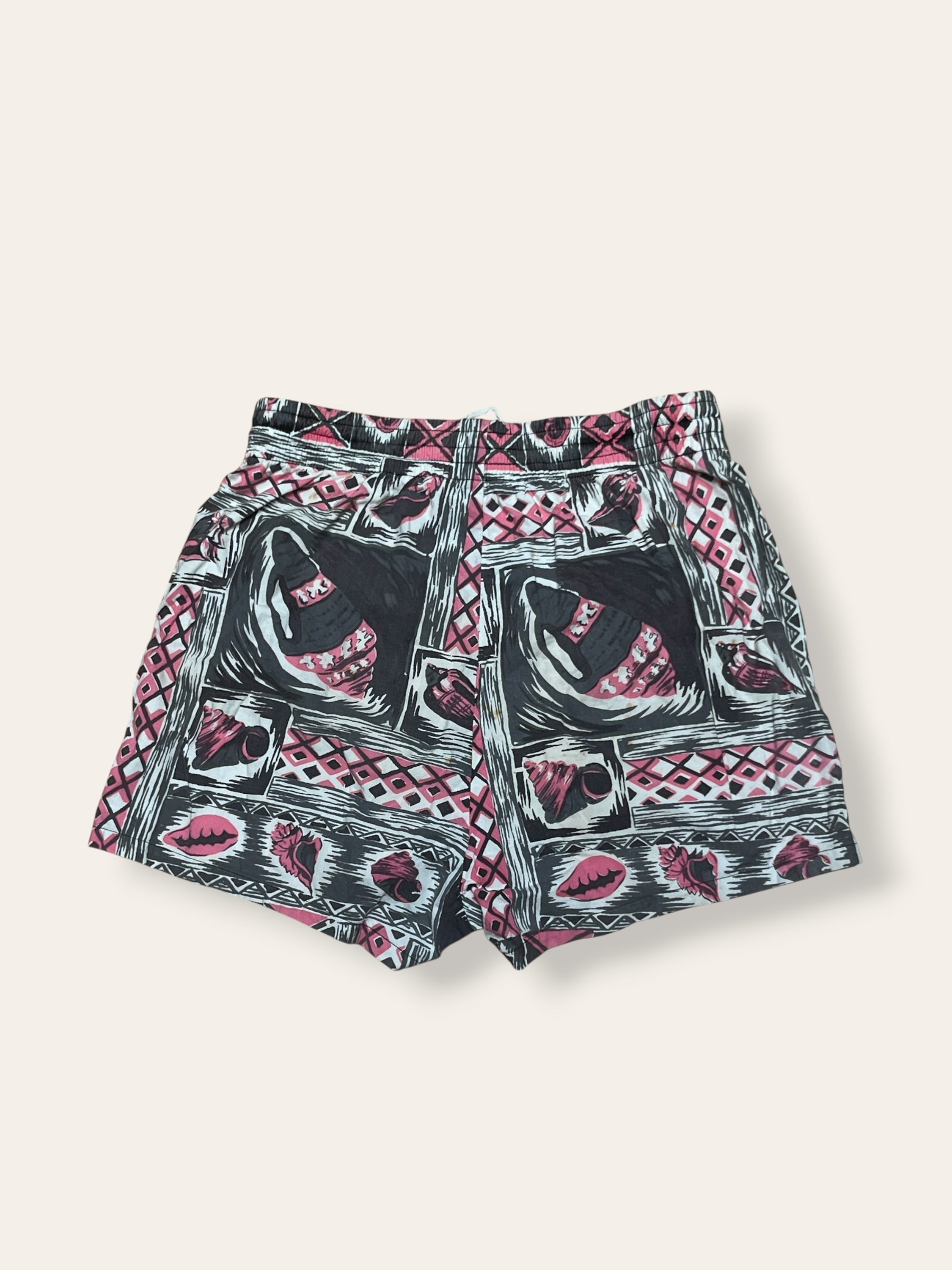 Vintage 1950s Ross Sutherland Hawaiian Shorts | Mid-Century Aloha Shorts