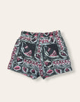 Vintage 1950s Ross Sutherland Hawaiian Shorts | Mid-Century Aloha Shorts