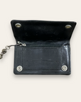 Vintage Chrome Hearts Leather Wallet + Chain