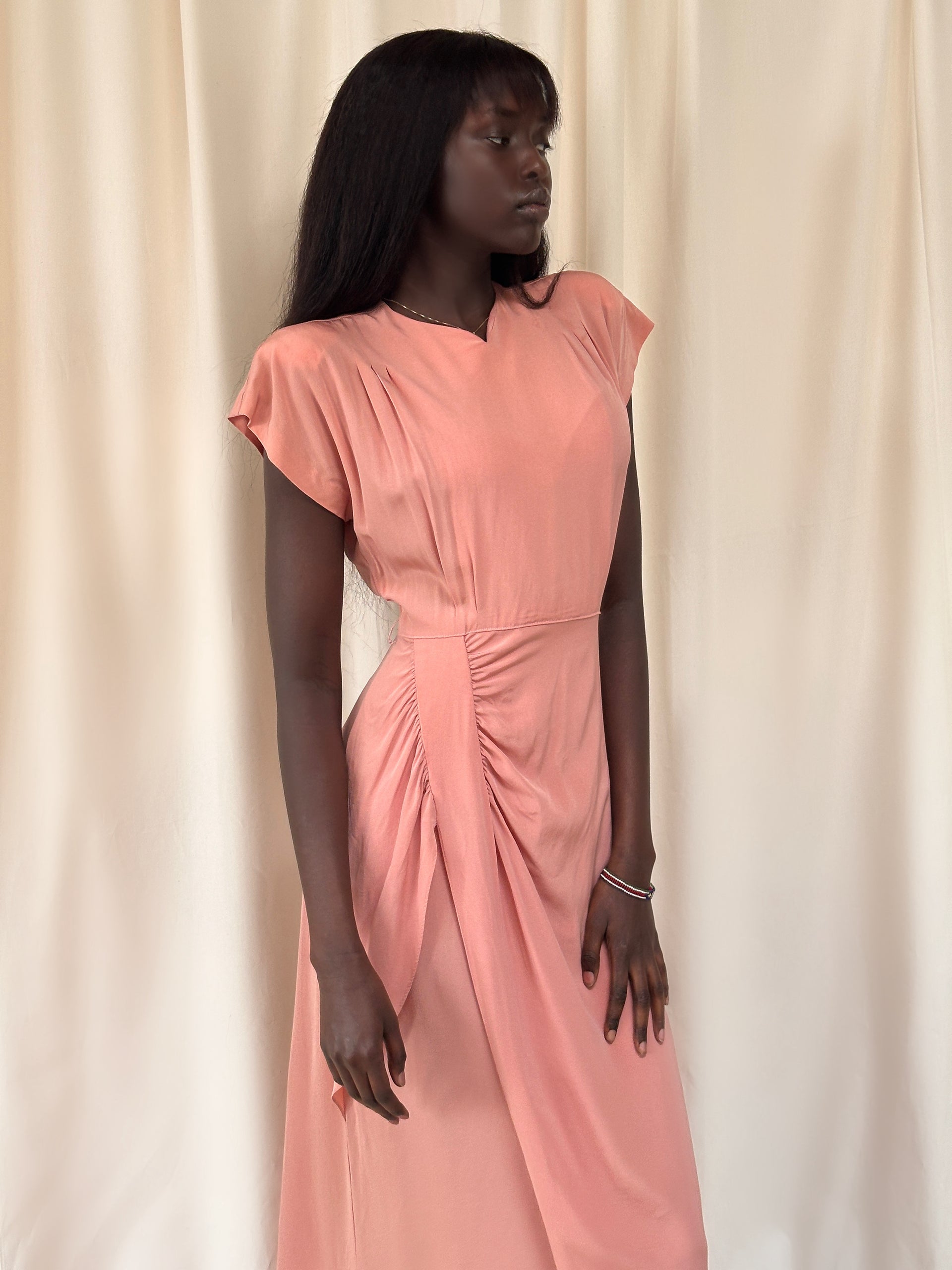 Vintage 1940s DuBarry Rayon Dress