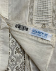 Vintage Edwardian Pleats & Lace Blouse