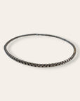 Vintage Tiffany & Co. Sterling Silver Venetian Box Chain Necklace | Classic Round Tag | 17” Chunky Silver