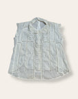 Vintage Edwardian Pleats & Lace Blouse