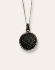 Vintage Aztec Sterling Silver Necklace