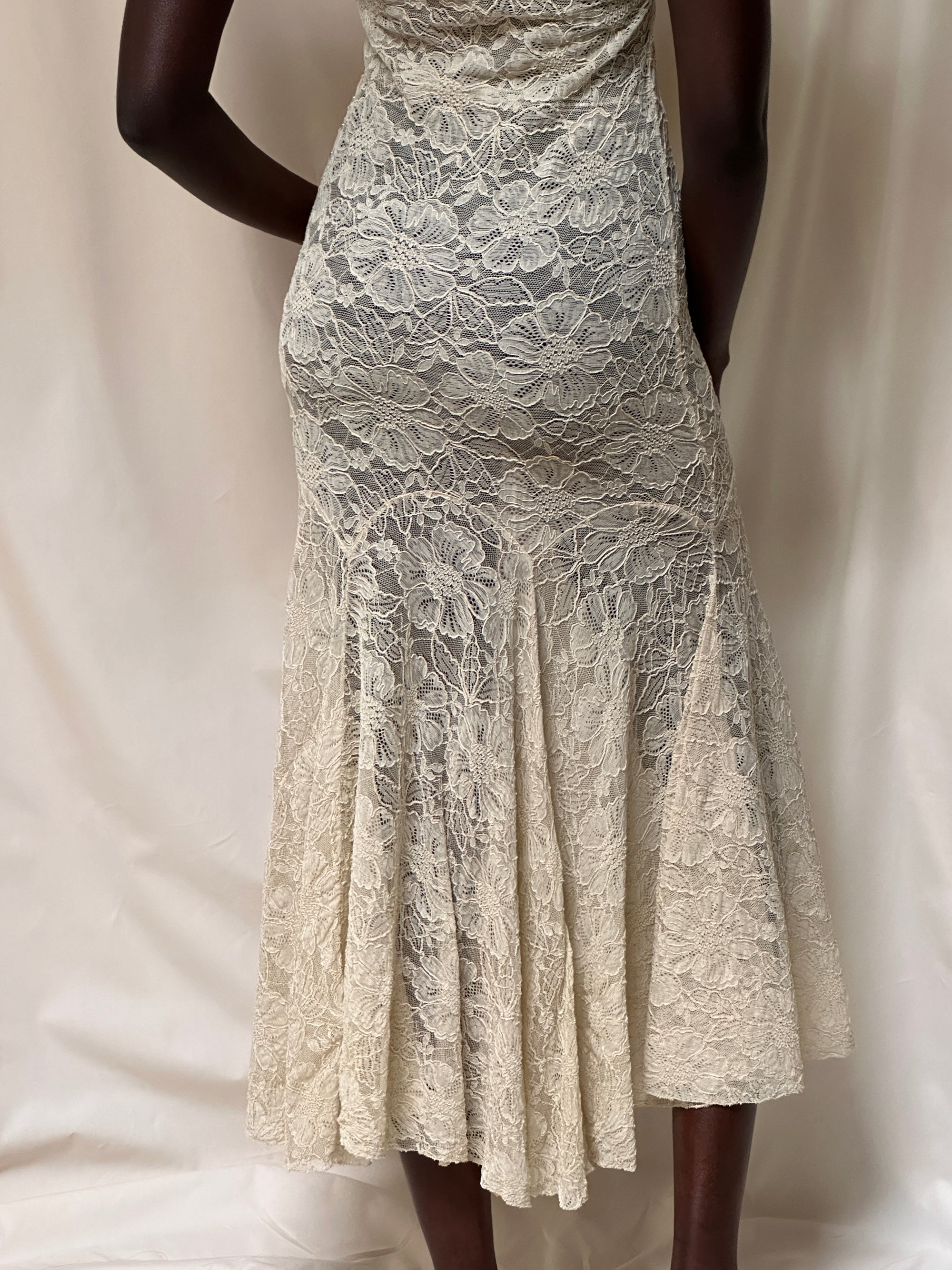 Vintage 1930’s Creme Lace Dress