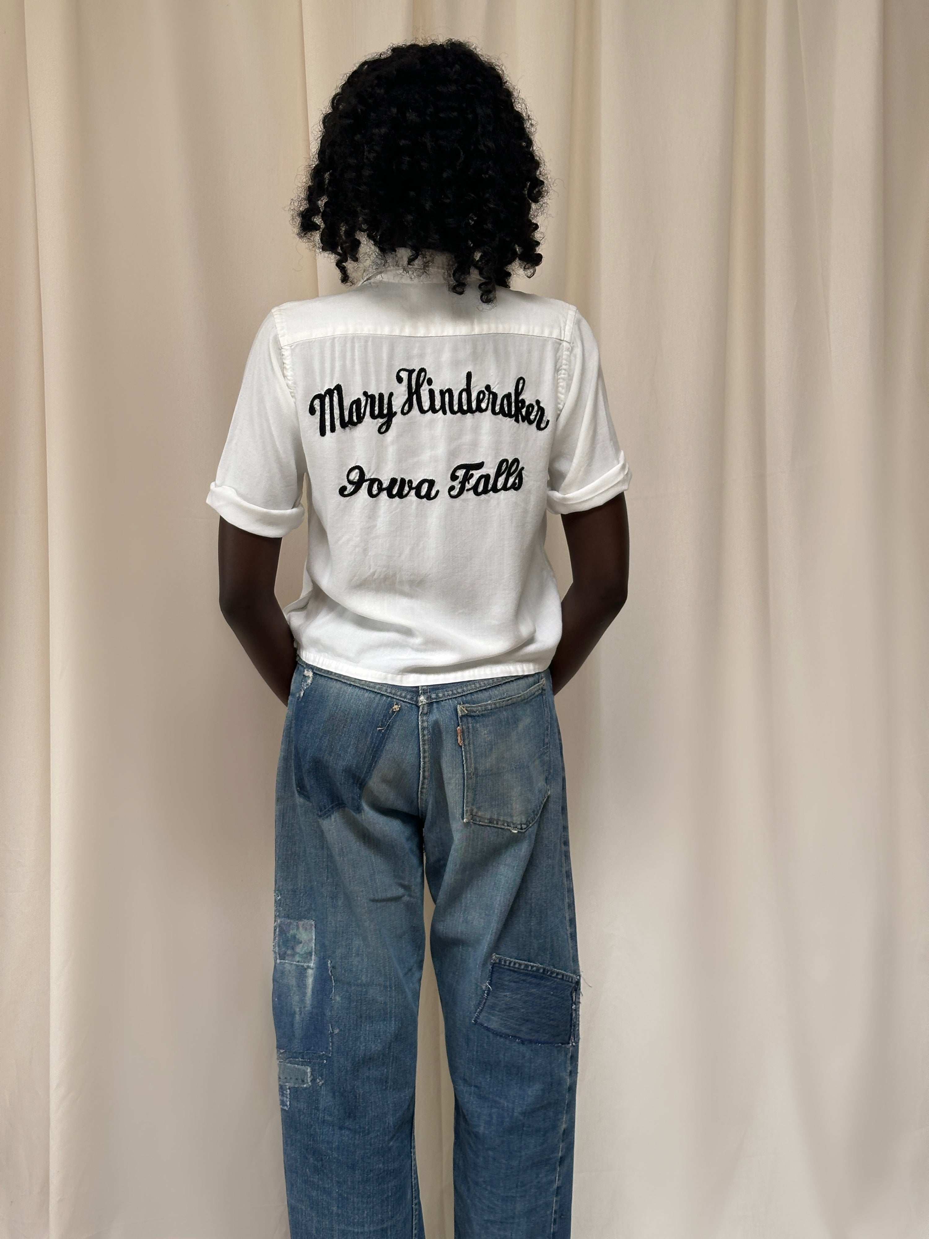 t*読様 Hilton bowlingshirt 50s Vintage 1950's Hilton Rayon Bowling Shirt – Afterlife Boutique