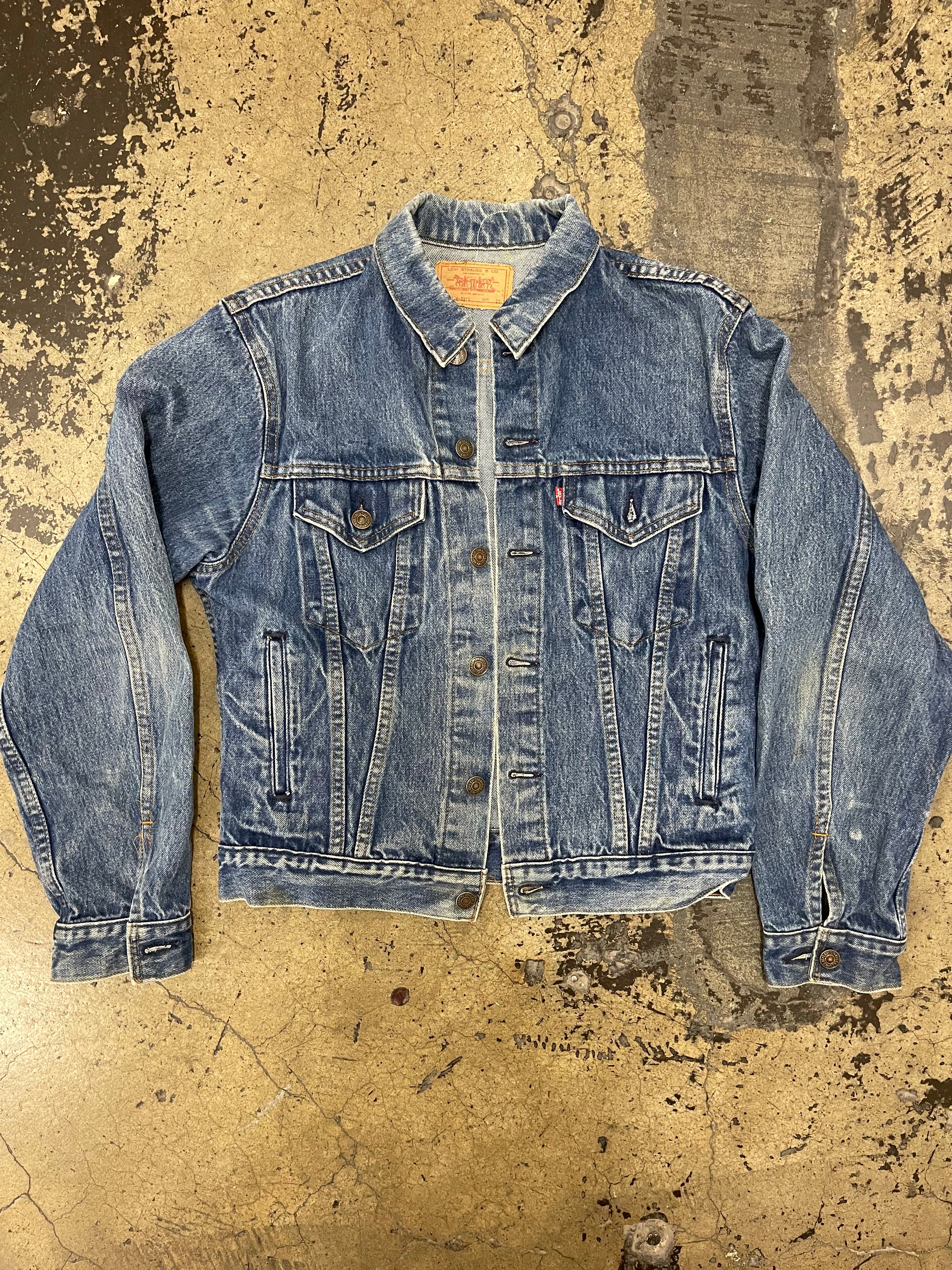 Old levi denim jacket best sale