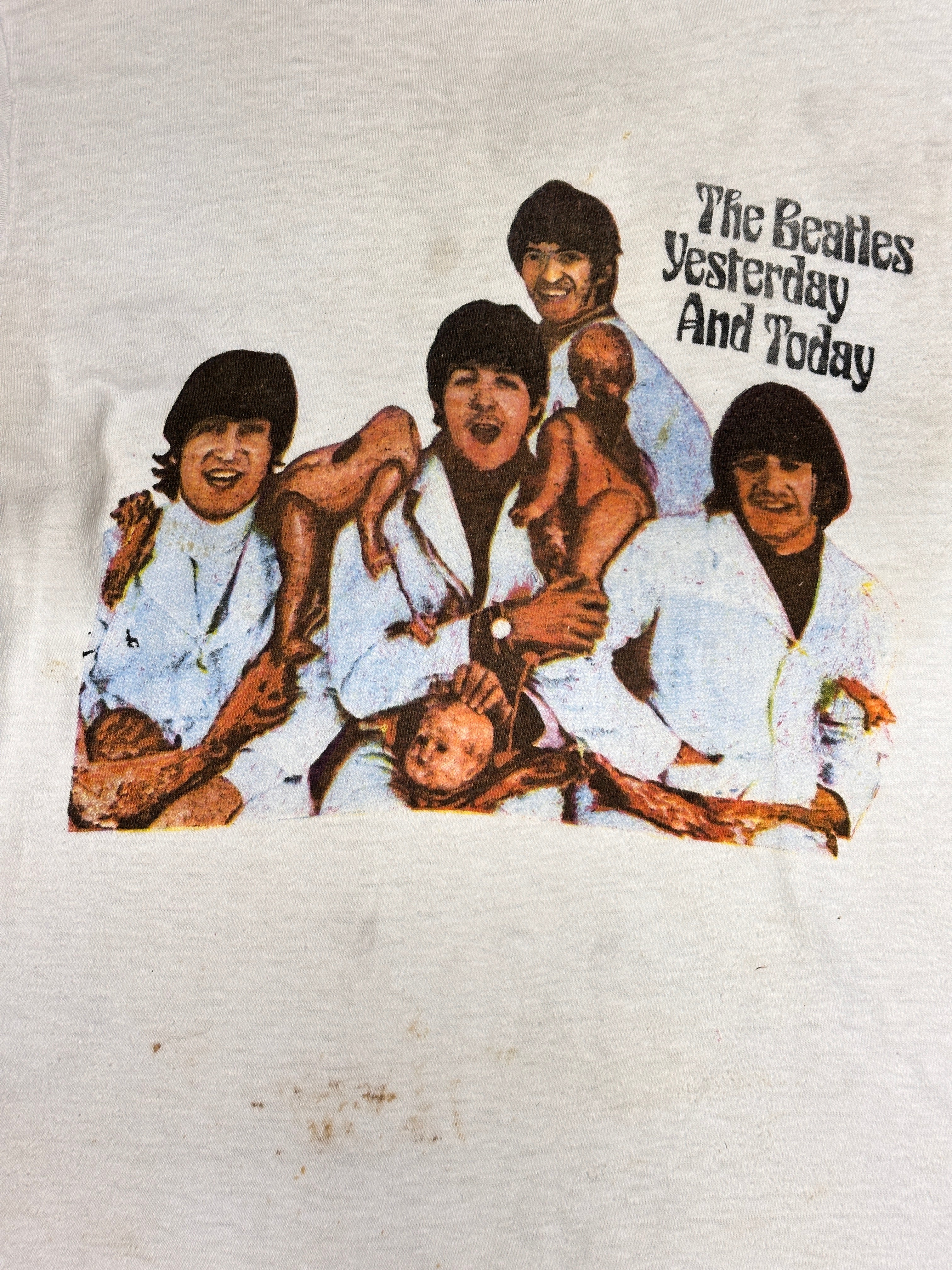 Vintage 1960's Rare Beatles Yesterday And Today T-Shirt Vintage 1960's Rare Beatles Yesterday And Today T-Shirt