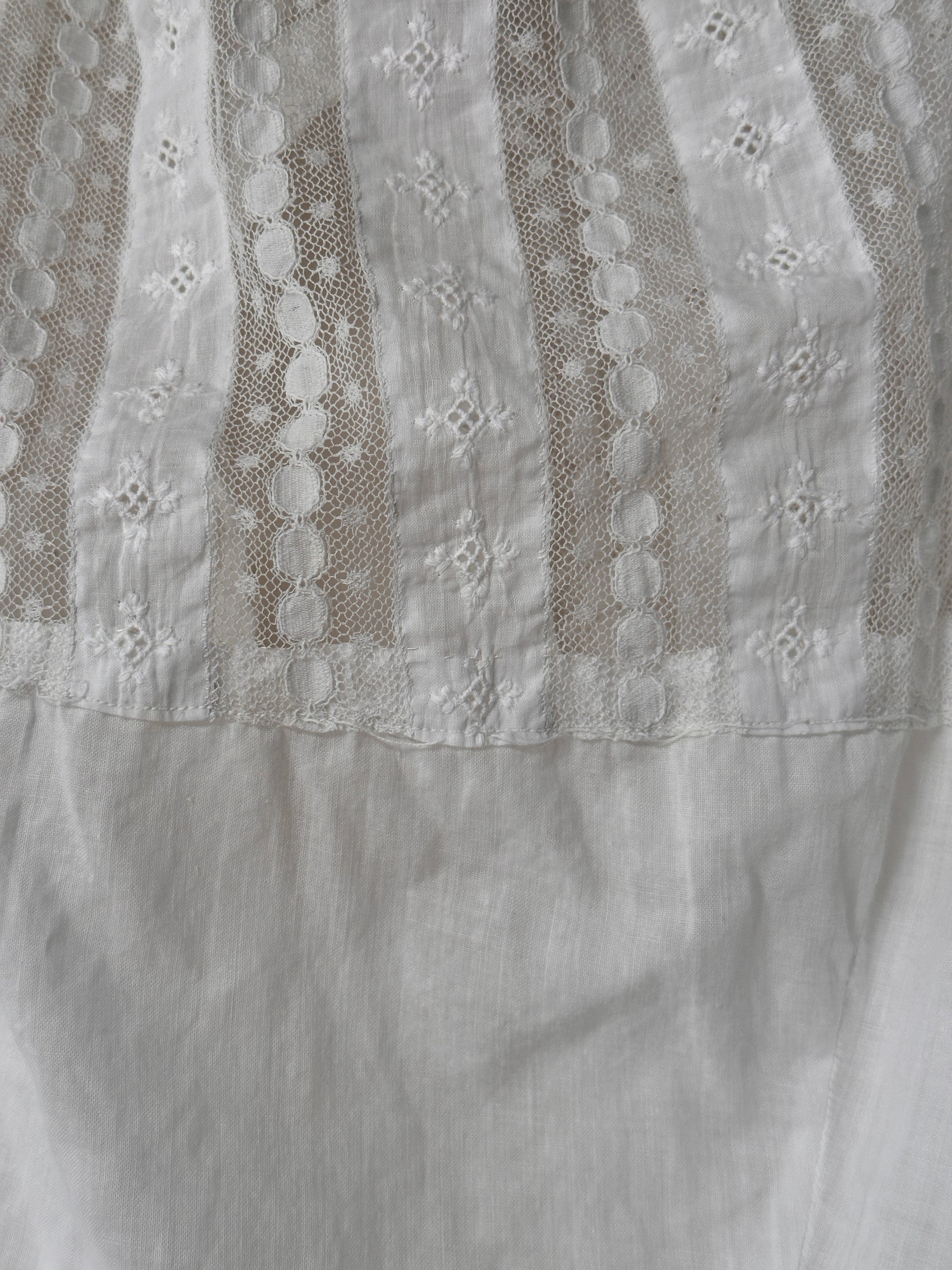 Vintage Edwardian Cotton Lace Top