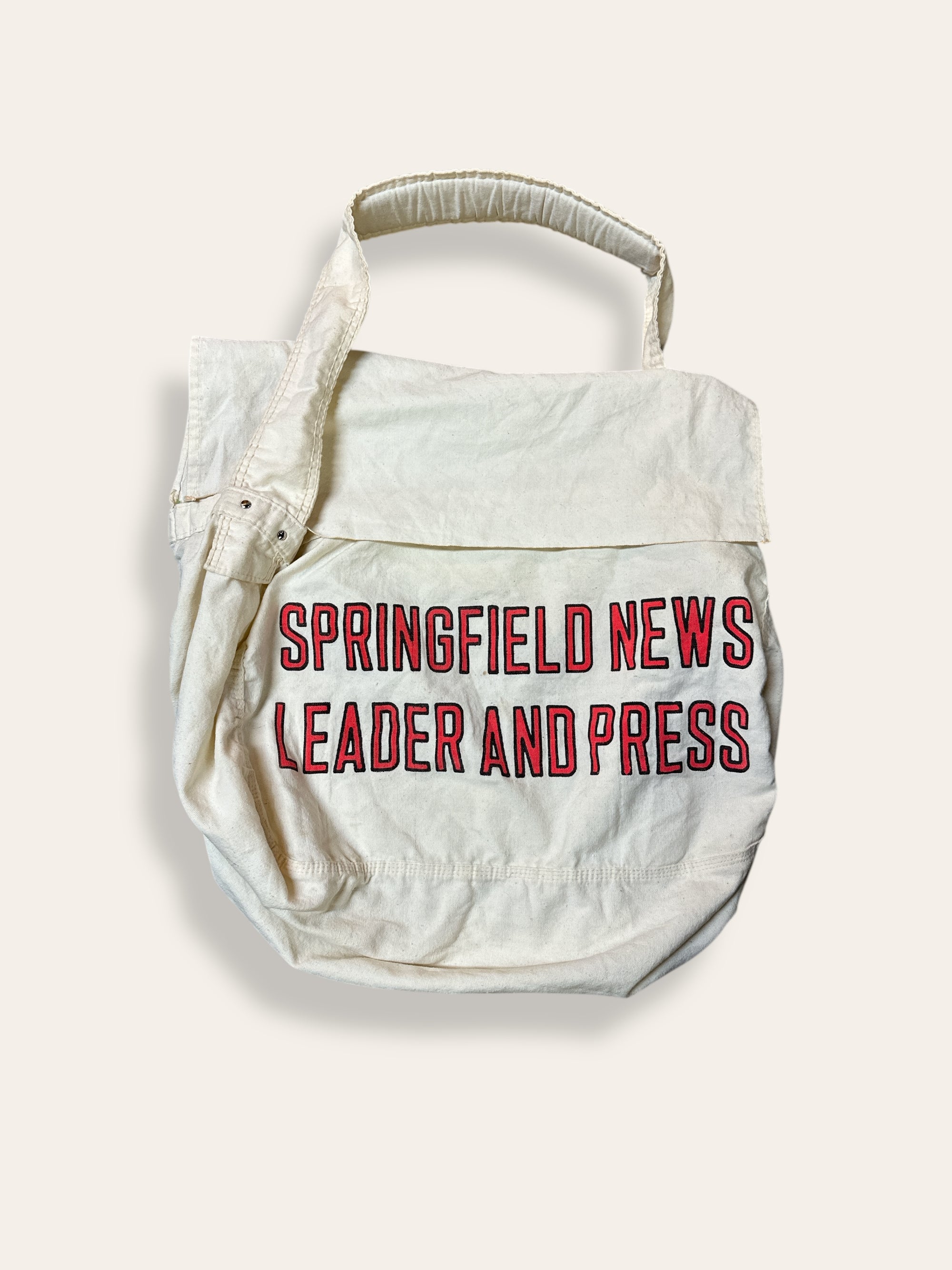 Vintage 1960-70’s Springfield Newspaper Bag