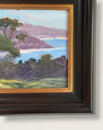 2000s Jeff Yeomans Original Oil Painting | Laguna Beach California Coastal Landscape Impressionist Art