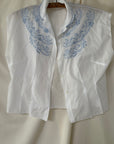 Vintage 1930’s-40’s Embriordered Cotton Shirt