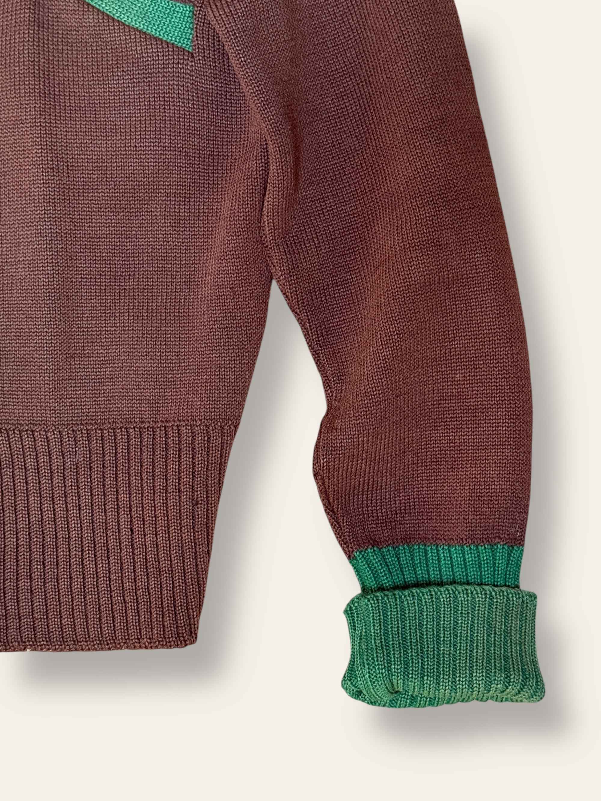 Vintage 1940’s Hilltoppers M.C. Wool Cardigan Sweater