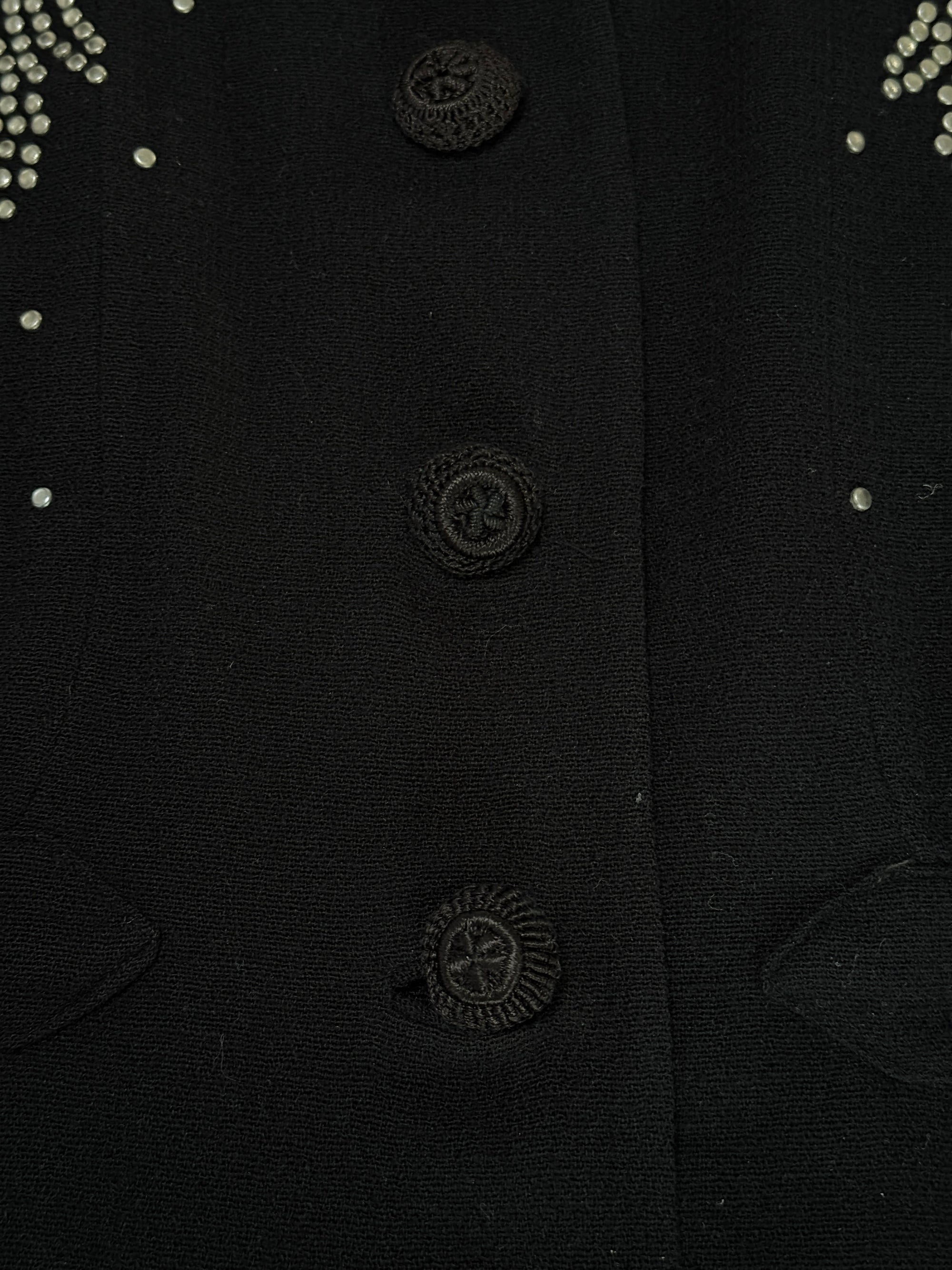 Vintage 1940’s Studded Art Deco Belted Jacket