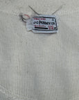 Vintage 1940’s Penney’s Cotton Henley Shirt| Heritage Blank Antique White Shirt